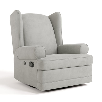 Storkcraft® Serenity Wingback Upholstered Recliner Glider