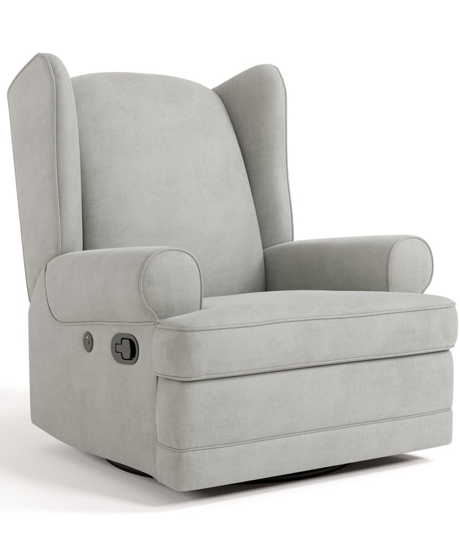 Storkcraft® Serenity Wingback Upholstered Recliner Glider