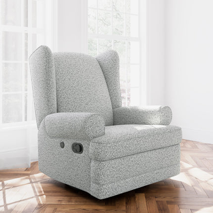 Storkcraft® Serenity Wingback Upholstered Recliner Glider