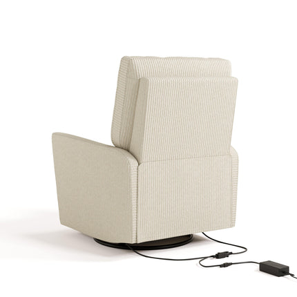 Storkcraft® Santorini® Deluxe Power Recliner Swivel Glider