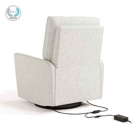 Storkcraft® Santorini® Deluxe Power Recliner Swivel Glider
