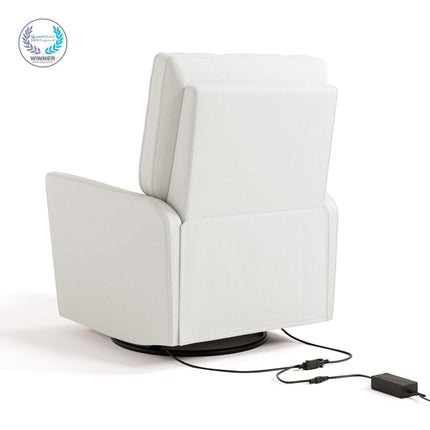 Storkcraft® Santorini® Deluxe Power Recliner Swivel Glider