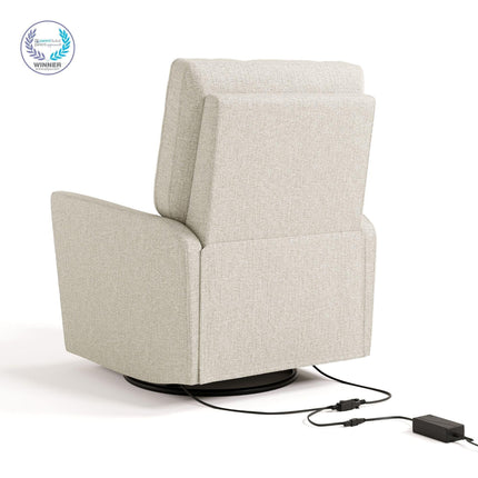 Storkcraft® Santorini® Deluxe Power Recliner Swivel Glider
