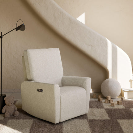 Storkcraft® Santorini® Deluxe Power Recliner Swivel Glider