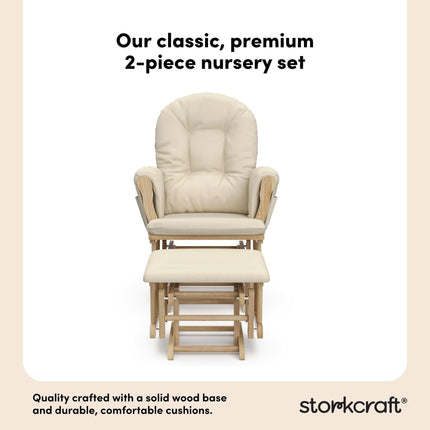 Storkcraft® Premium Hoop® Glider & Ottoman