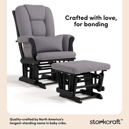 Storkcraft® Tuscany Premium Glider & Ottoman