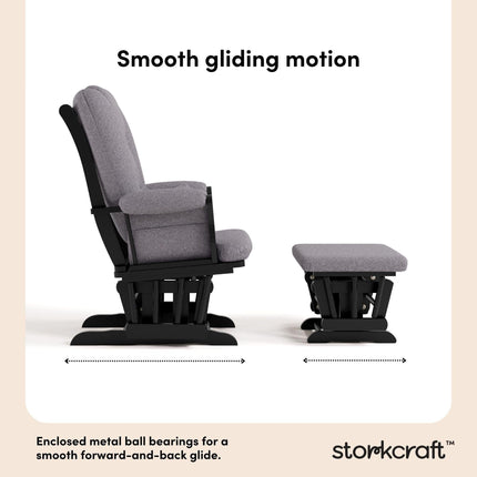 Storkcraft® Tuscany Premium Glider & Ottoman