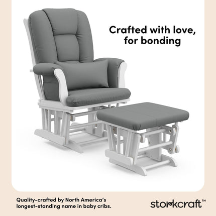 Storkcraft® Tuscany Premium Glider & Ottoman