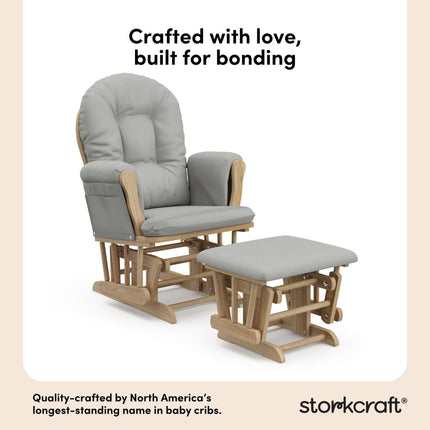 Storkcraft® Premium Hoop® Glider & Ottoman