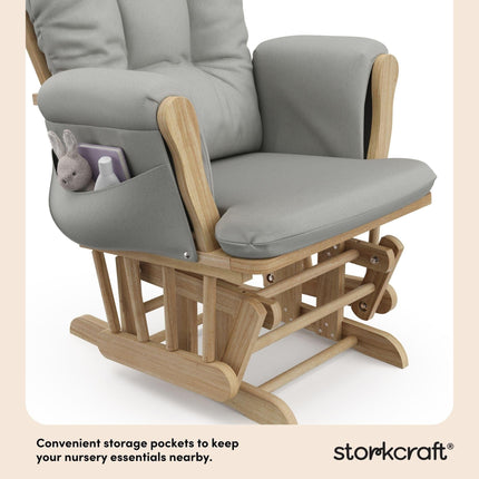 Storkcraft® Premium Hoop® Glider & Ottoman