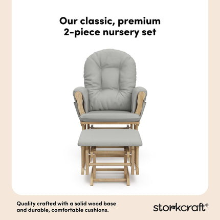 Storkcraft® Premium Hoop® Glider & Ottoman