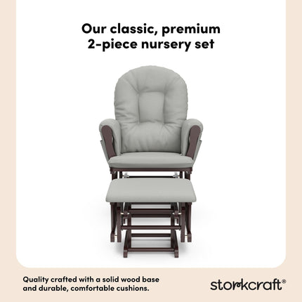 Storkcraft® Premium Hoop® Glider & Ottoman