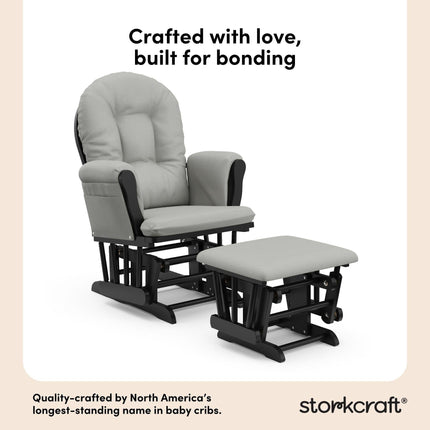 Storkcraft® Premium Hoop® Glider & Ottoman