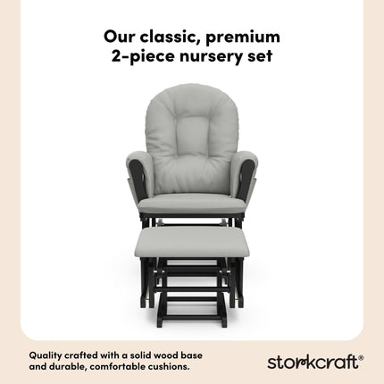 Storkcraft® Premium Hoop® Glider & Ottoman