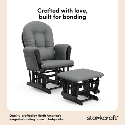 Storkcraft® Premium Hoop® Glider & Ottoman