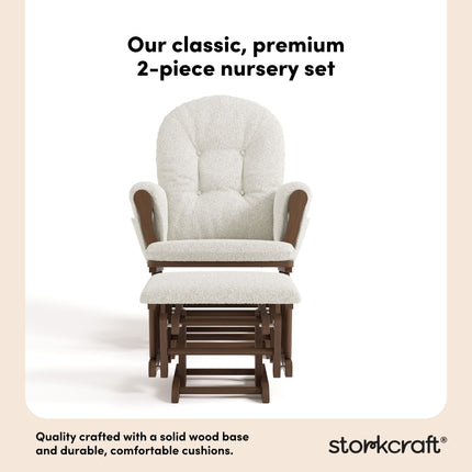 Storkcraft® Premium Hoop® Glider & Ottoman