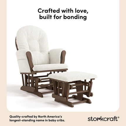 Storkcraft® Premium Hoop® Glider & Ottoman