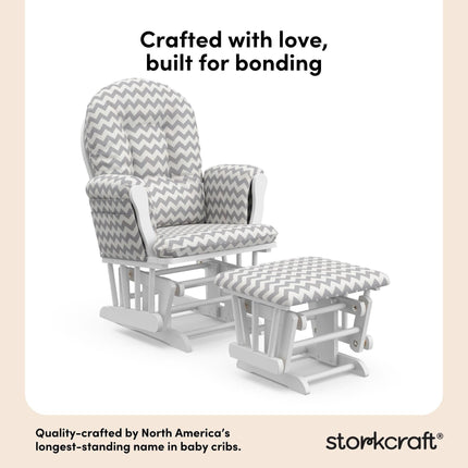 Storkcraft® Premium Hoop® Glider & Ottoman