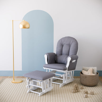 Storkcraft® Premium Hoop® Glider & Ottoman