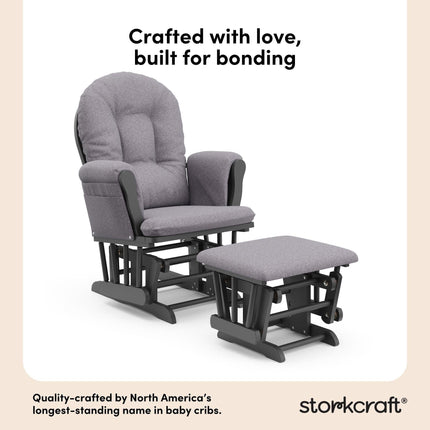 Storkcraft® Premium Hoop® Glider & Ottoman
