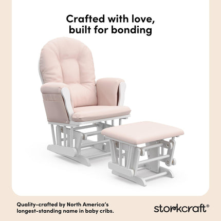 Storkcraft® Premium Hoop® Glider & Ottoman