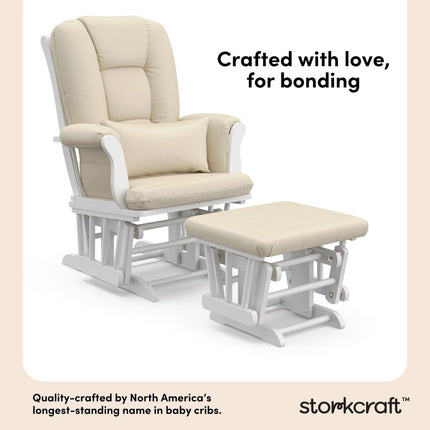 Storkcraft® Tuscany Premium Glider & Ottoman