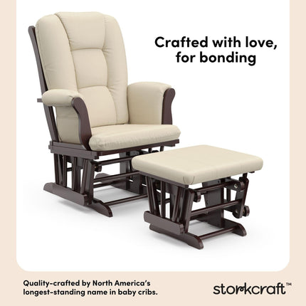 Storkcraft® Tuscany Premium Glider & Ottoman