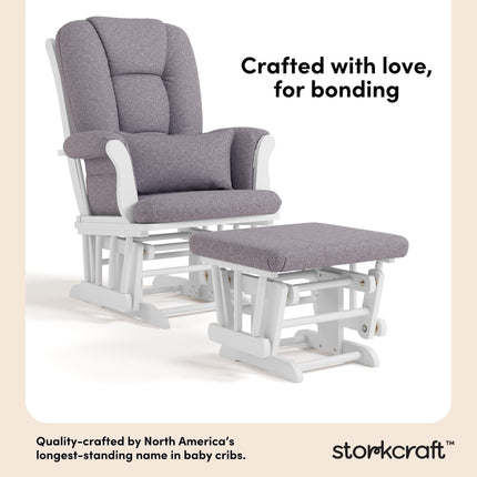 Storkcraft® Tuscany Premium Glider & Ottoman