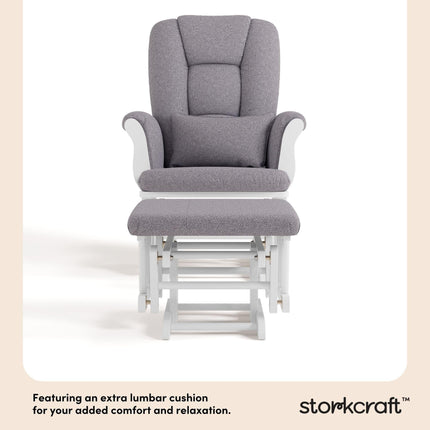 Storkcraft® Tuscany Premium Glider & Ottoman
