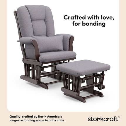Storkcraft® Tuscany Premium Glider & Ottoman