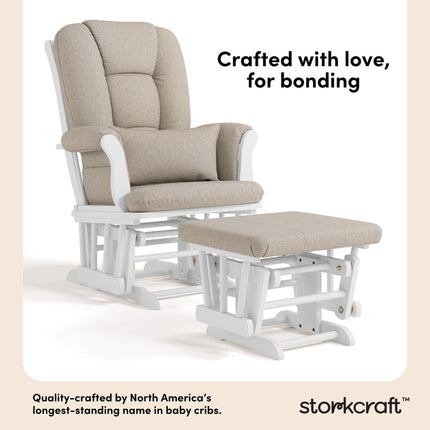 Storkcraft® Tuscany Premium Glider & Ottoman