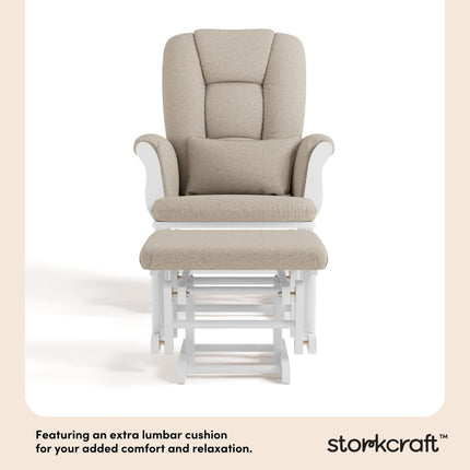Storkcraft® Tuscany Premium Glider & Ottoman