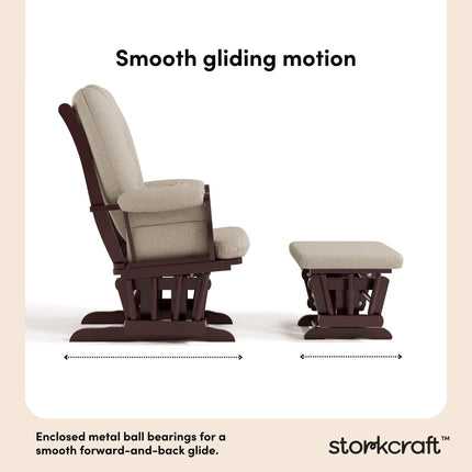 Storkcraft® Tuscany Premium Glider & Ottoman