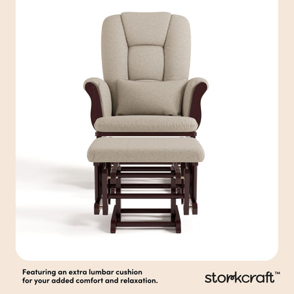 Storkcraft® Tuscany Premium Glider & Ottoman