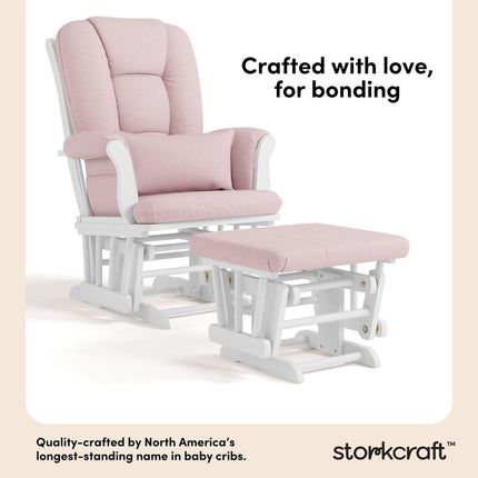 Storkcraft® Tuscany Premium Glider & Ottoman