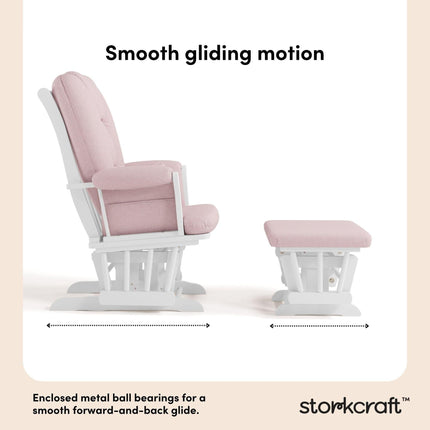 Storkcraft® Tuscany Premium Glider & Ottoman
