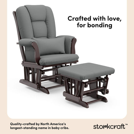 Storkcraft® Tuscany Premium Glider & Ottoman