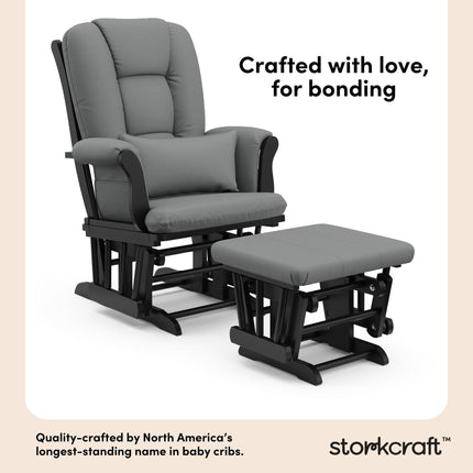 Storkcraft® Tuscany Premium Glider & Ottoman