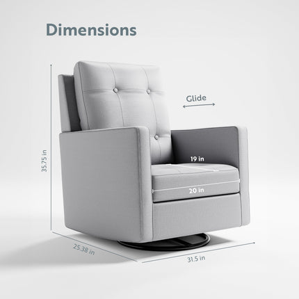 Storkcraft® Beckett® Swivel Glider