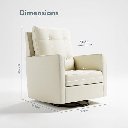 Storkcraft® Beckett® Swivel Glider