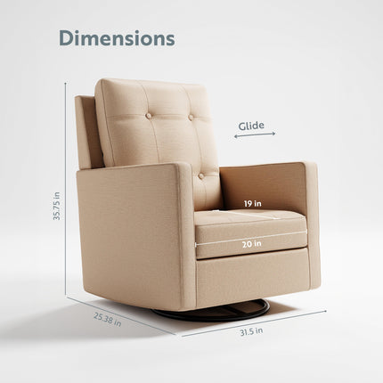 Storkcraft® Beckett® Swivel Glider