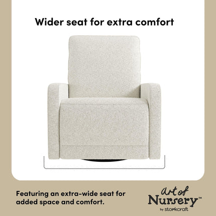 Storkcraft® Kyoto Deluxe Extra-Wide Nursery Power Recliner Swivel Glider