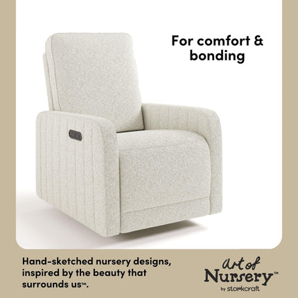 Storkcraft® Kyoto Deluxe Nursery Power Recliner Swivel Glider