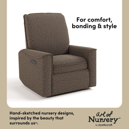 Storkcraft® Santos™ Deluxe Nursery Power Recliner Swivel Glider