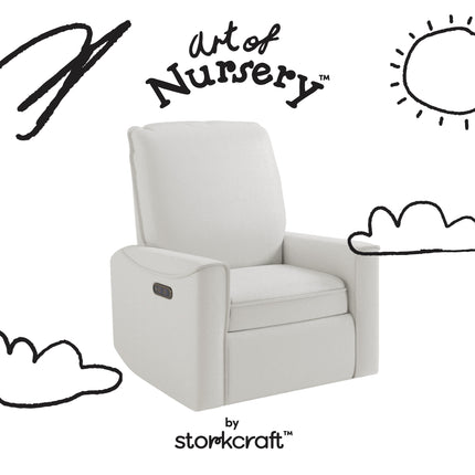 Storkcraft® Santos™ Deluxe Nursery Power Recliner Swivel Glider