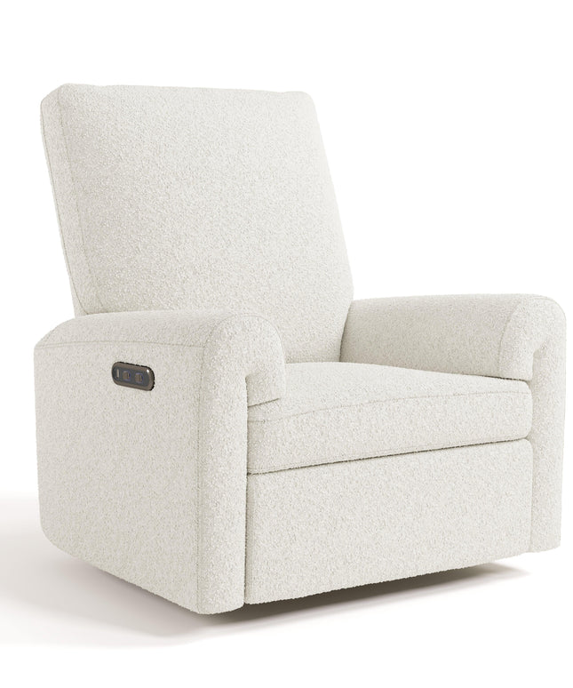 Storkcraft® Sorrento Deluxe Power Recliner Swivel Glider