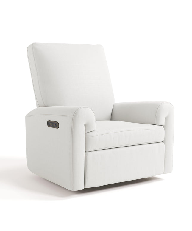 Storkcraft® Sorrento Deluxe Power Recliner Swivel Glider