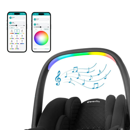 LiteMax NXT Infant Car Seat with SensorySoothe - Jasper