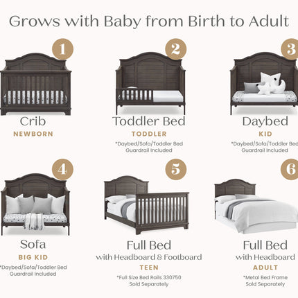 Asher 6-in-1 Convertible Crib