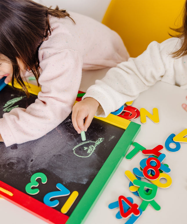 Magnetic Chalkboard & Dry-Erase Board (Uppercase)